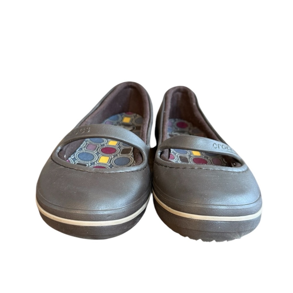 CROCS Crocband Mary Jane Flats Women’s Size 7 - Picture 4 of 8